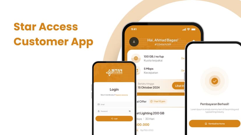Star Access Customer App (On Going)