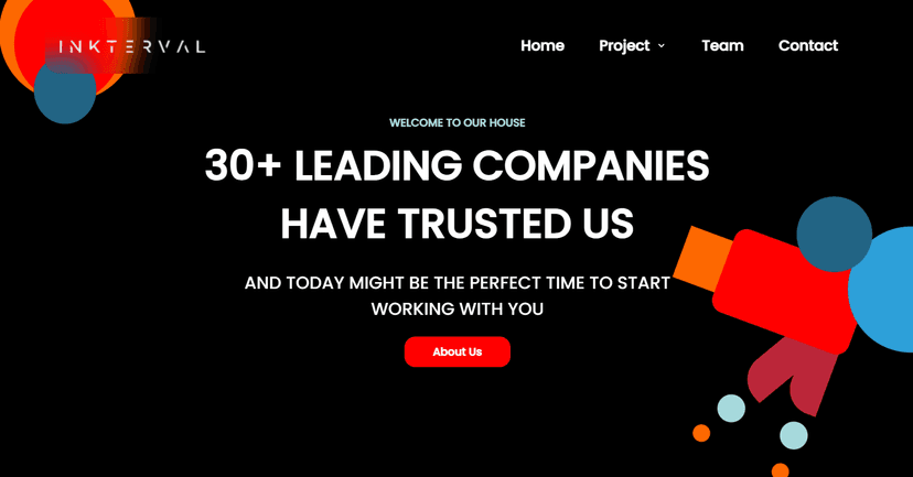 Inkterval Company Website (On Going)