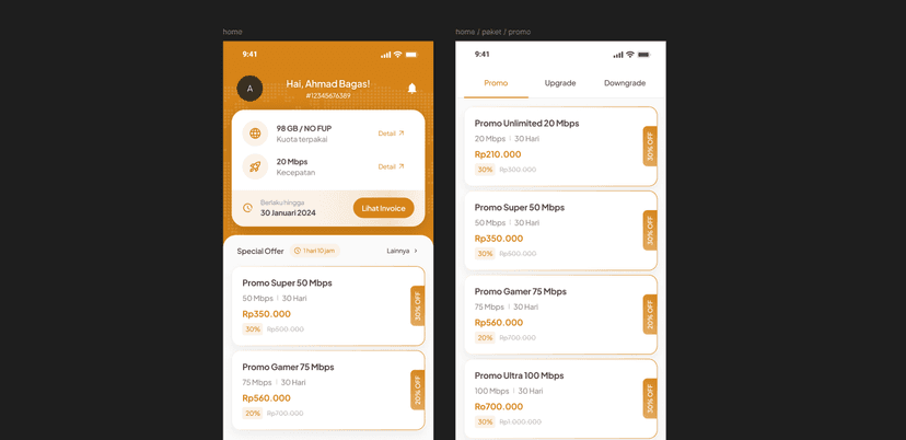 Dashboard and List Product Activity