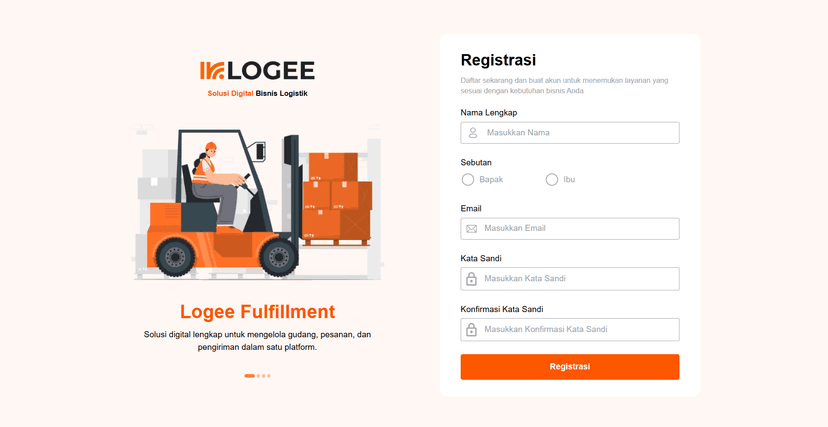 Registration Page