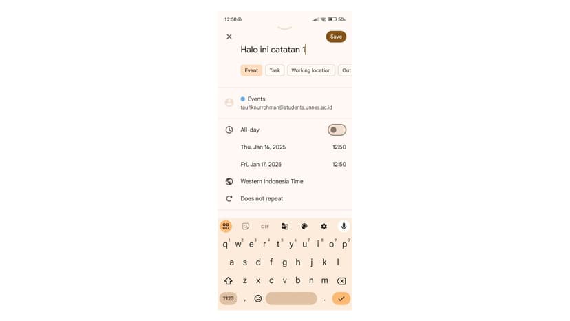 Calendar Integration